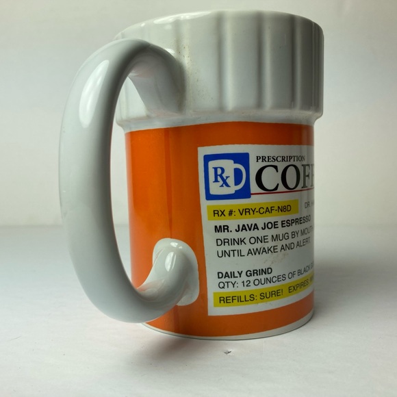 Coffee Mug - Big Mouth Toys The Prescription Pill Bottle Mug - 12 Oz. #muglife - Picture 7 of 9